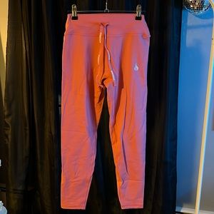 Pink High Waisted Ryderwear Leggings 140